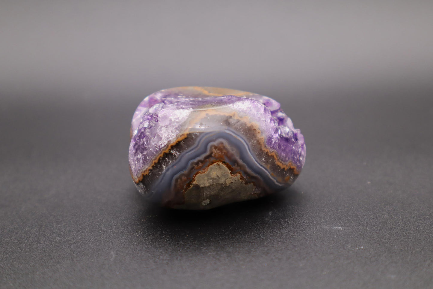 Amethyst/Agate Geode Heart