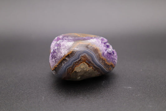 Amethyst/Agate Geode Heart